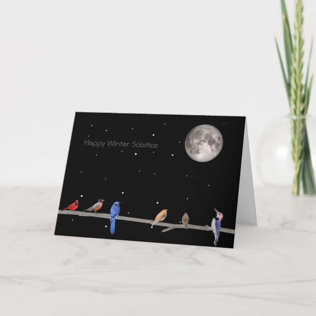 Tarjeta Feliz solsticio de verano (Anverso)