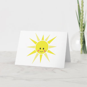Tarjeta Feliz Sunshine