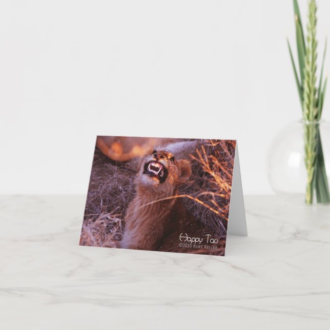 Tarjeta Feliz Tau (Anverso)