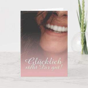 Tarjeta ¡Feliz te queda bien! - Rosé