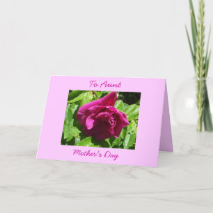 Tarjeta Feliz tía del día de la madre