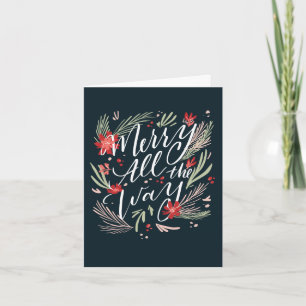Tarjeta Feliz Todo El Camino Flores De Vacaciones Guiadas