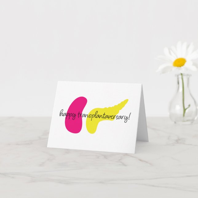 Tarjeta Feliz transplante SPK Script Notecard (Planta pequeña)