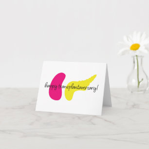 Tarjeta Feliz transplante SPK Script Notecard