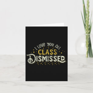 Tarjeta Feliz Último Día De La Escuela Te Amo Todo El Dism