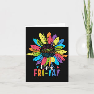 Tarjeta Feliz viernes a los enamorados de un profesor dive