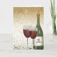 Feliz vino del 41° aniversario