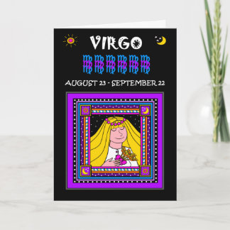 TARJETA ¡FELIZ VIRGO DE CUMPLEAÑOS!