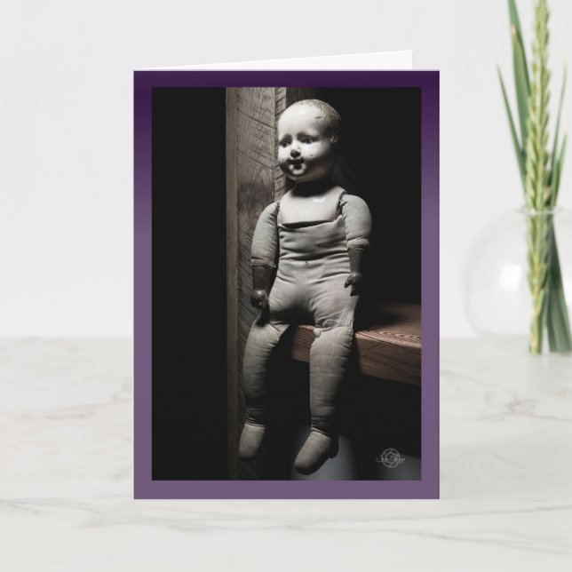 Tarjeta Feliz víspera de todo el hemisferio - espeluznante (Anverso)