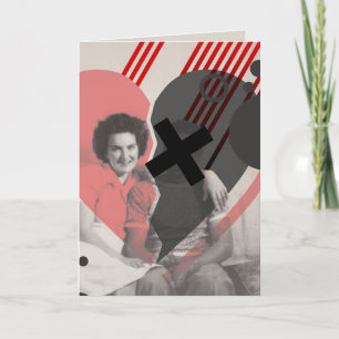 Tarjeta felizmente nunca después