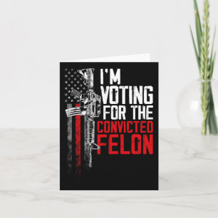 Tarjeta Felon condenado 2024 - Voto a Felon convicto