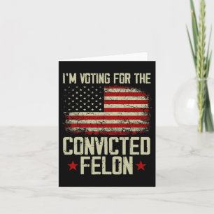 Tarjeta Felon condenado 2024 - Voto a Felon convicto