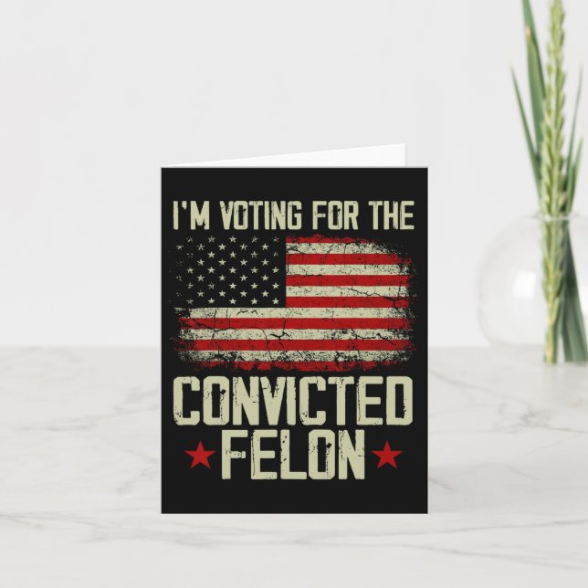 Tarjeta Felon condenado 2024 - Voto a Felon convicto (Anverso)