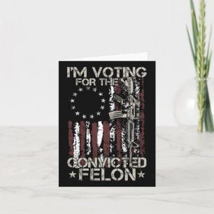 Tarjeta Felon condenado 2024 - Voto a Felon convicto