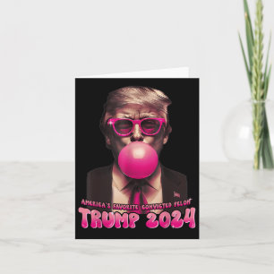 Tarjeta Felon Pink Trump Bubbl, el favorito de los Estados