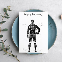 Tarjeta Female Soccer Goalie