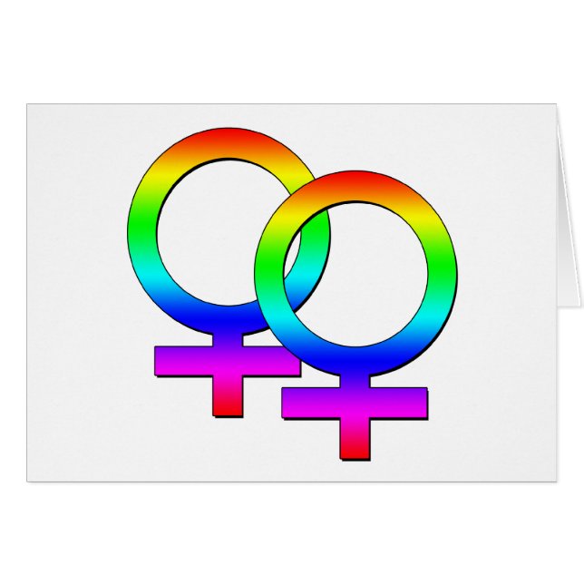 Tarjeta femenina de dos Rótulos (Anverso (Horizontal))