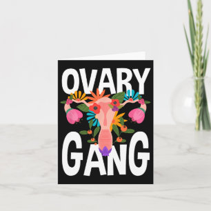 Tarjeta Feminismo Ovárico Gang Uterus