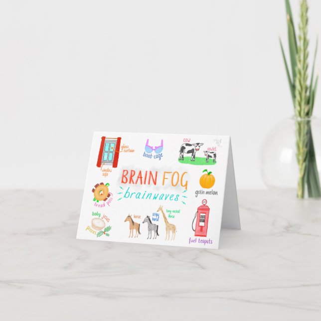 Tarjeta Fenómenos cerebrales (Anverso)