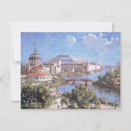 Tarjeta Feria Mundial de Chicago (Exposición Colombiana)