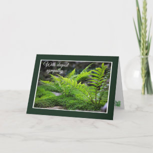 Tarjeta Fern Sympathy