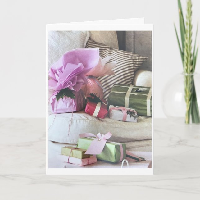 TARJETA ***FEROSAS NAVIDAD DE NUESTRA FAMILIA A LA TUYA*** (Anverso)