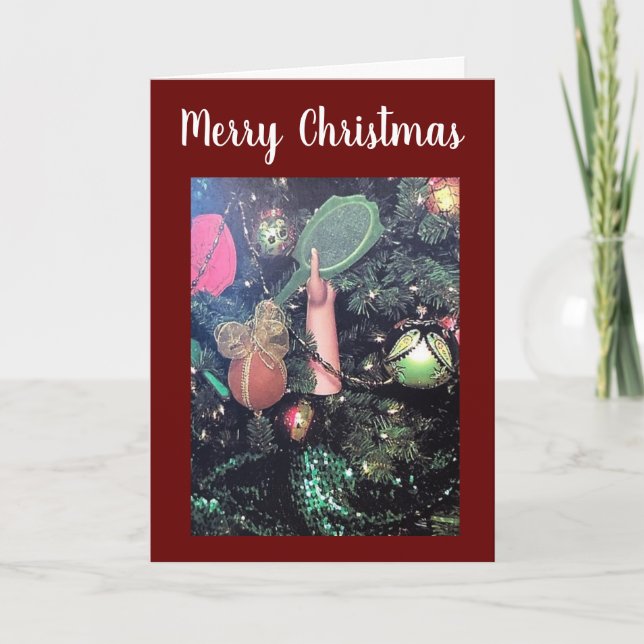 TARJETA ***FEROSAS NAVIDAD DE NUESTRA FAMILIA A LA TUYA*** (Anverso)