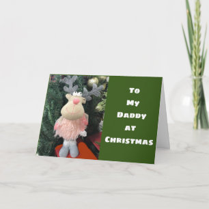 TARJETA **FEROSAS NAVIDADES** DE HIJA