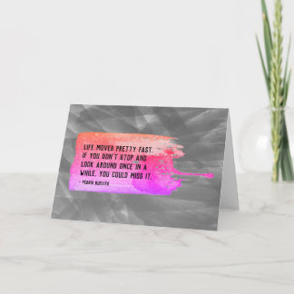 Tarjeta Ferris Bueller Life Mueve Bonito Cita rápida en bl