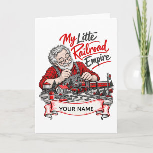Tarjeta Ferrocarril en miniatura – Regalo personalizado