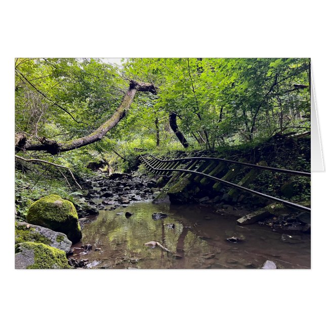 Tarjeta ferroviaria abandonada (Anverso (Horizontal))