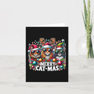 Tarjeta Ferry Catmas Cat-mas Crew Navidades Divertidos Gat