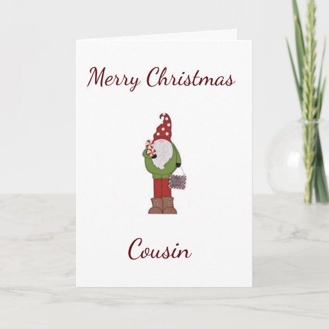 TARJETA FERRY NAVIDAD **COUSIN** (Anverso)