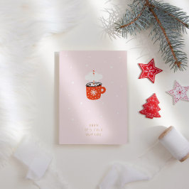 Tarjeta Festiva С uu С hristmas С ocoa Mug ・ Minimalista Gracioso