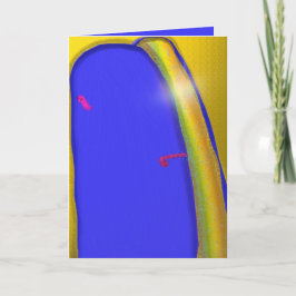 Tarjeta Festiva פֶּ סַ ח Pesach Passover Elijah en la puerta