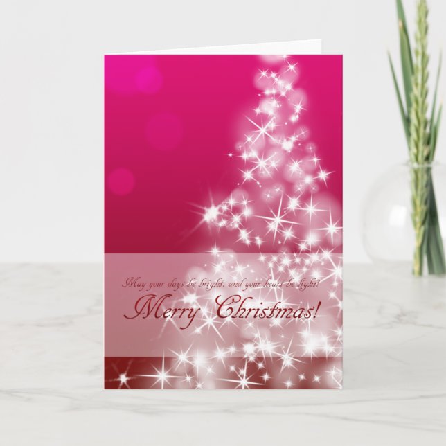 TARJETA FESTIVA 優雅でキラキラなクリスマスカード (Anverso)