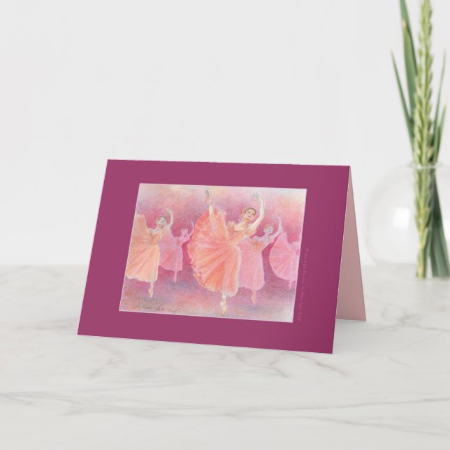 Tarjeta Festiva 花 の ワ ル ツ バ レ htsnihtsnihtæ・・・・・・・・・・・・・ (Anverso)