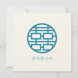TARJETA FESTIVA 감 사 합 니 다