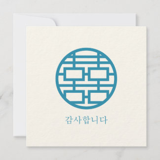 TARJETA FESTIVA 감 사 합 니 다