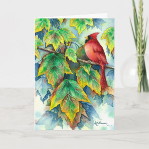 Tarjeta Festiva 0004 Cardinal Sympathy Card