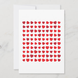 Tarjeta Festiva 100 corazones, cien me gusta