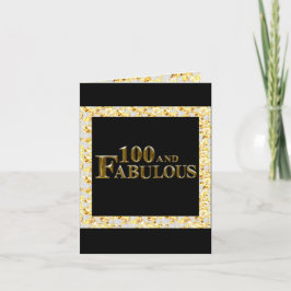 Tarjeta Festiva 100 cumpleaños