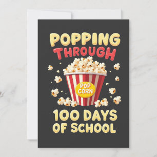 Tarjeta Festiva 100 días de escuela