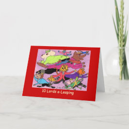 Tarjeta Festiva 10 Lores a-Salto