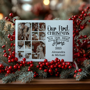 Tarjeta Festiva 10 primeros Navidades Minimalistas