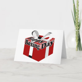 Tarjeta Festiva 12-26 Día de boxeo