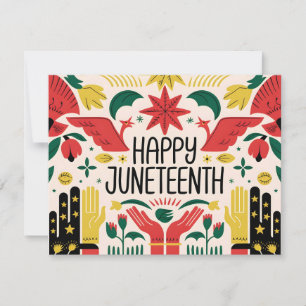 Tarjeta Festiva 19 de junio se celebra el arte simbólico del Patri