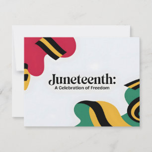 Tarjeta Festiva 19 de junio: Una celebración del diseño de la libe