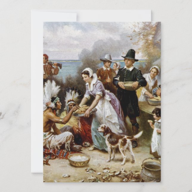 Tarjeta Festiva 1.ª acción de gracias (Anverso)