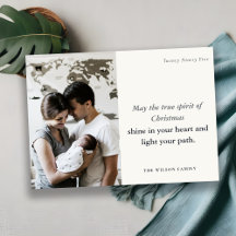 1 foto mínima Espíritu de Navidades blancos y negr